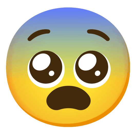 Combined Emoji - 1f628-1f97a