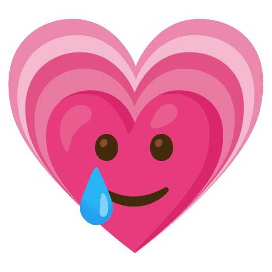 Combined Emoji - 1f497-1f972