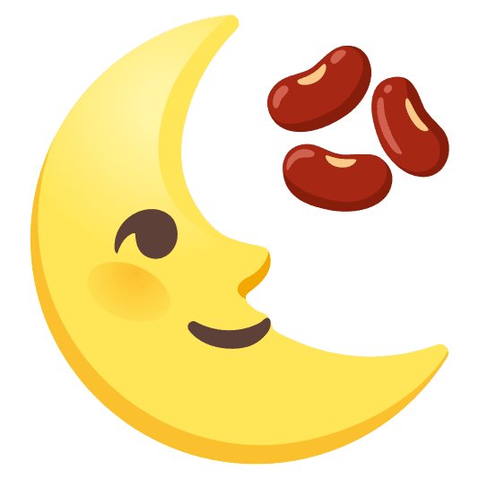 Combined Emoji - 1f31c-1fad8