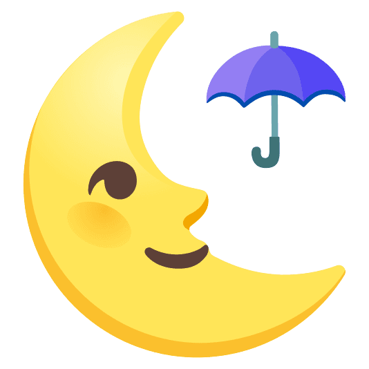 Combined Emoji - 2602-fe0f-1f31c