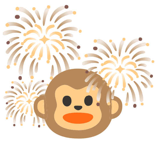 Combined Emoji - 1f386-1f435