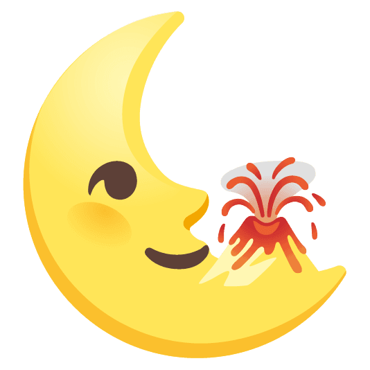 Combined Emoji - 1f30b-1f31c