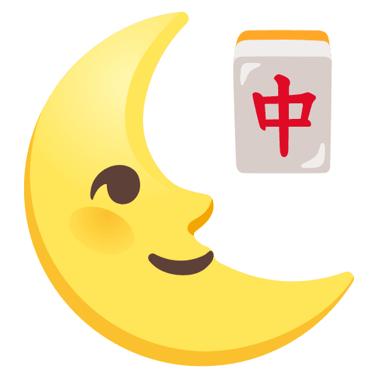 Combined Emoji - 1f004-1f31c