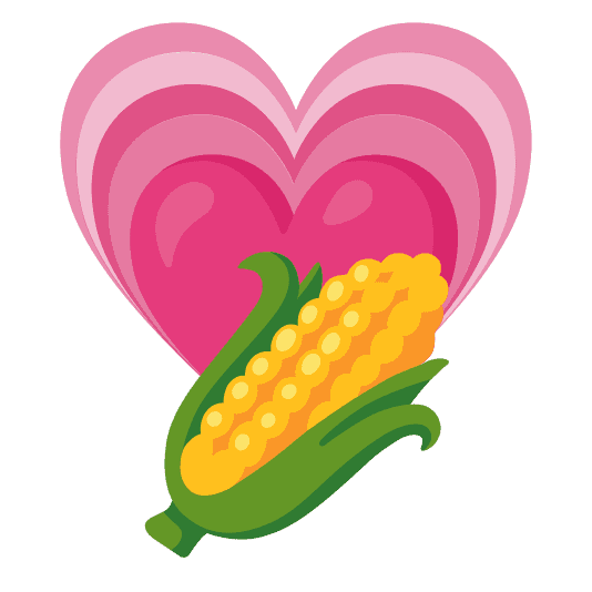 Combined Emoji - 1f33d-1f497