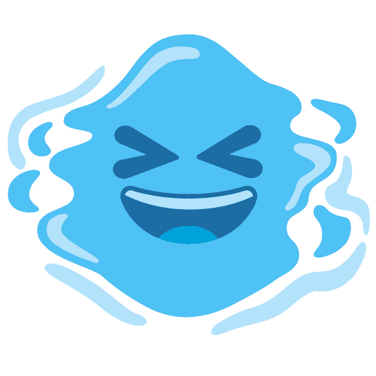 Combined Emoji - 1f4a7-1f606