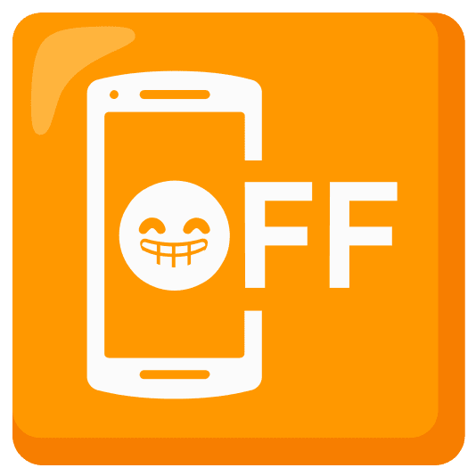 Combined Emoji - 1f4f4-1f601