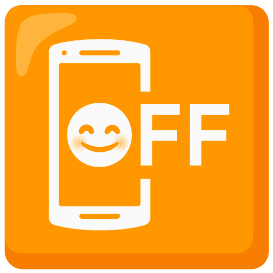 Combined Emoji - 1f4f4-1f60a