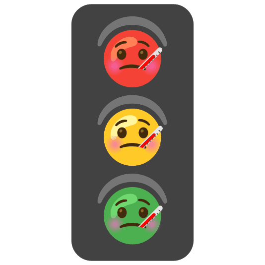 Combined Emoji - 1f6a6-1f912