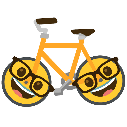 Combined Emoji - 1f6b2-1f913