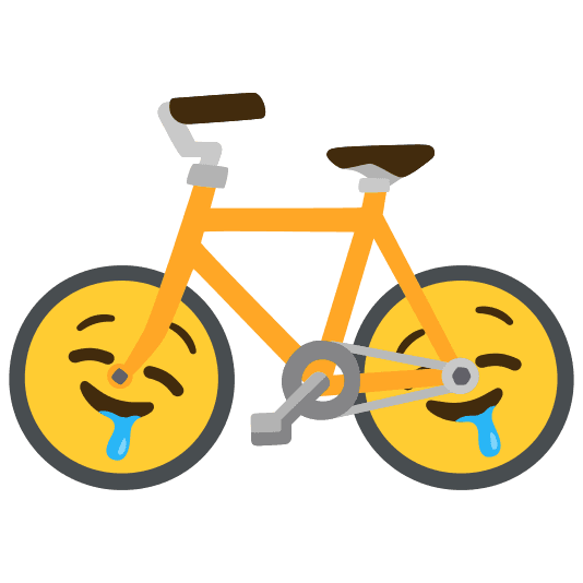 Combined Emoji - 1f6b2-1f924