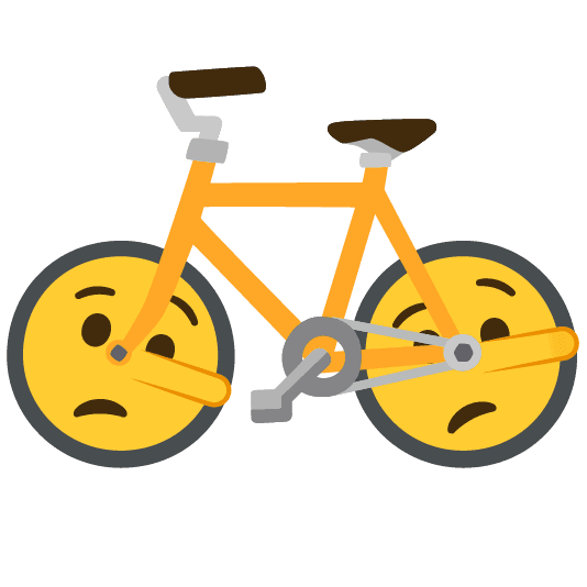 Combined Emoji - 1f6b2-1f925