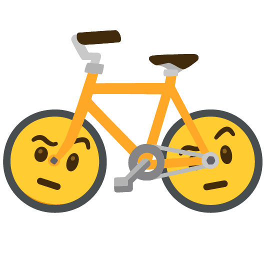 Combined Emoji - 1f6b2-1f928