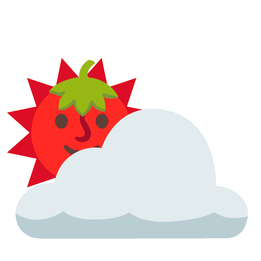 Combined Emoji - 26c5-1f353