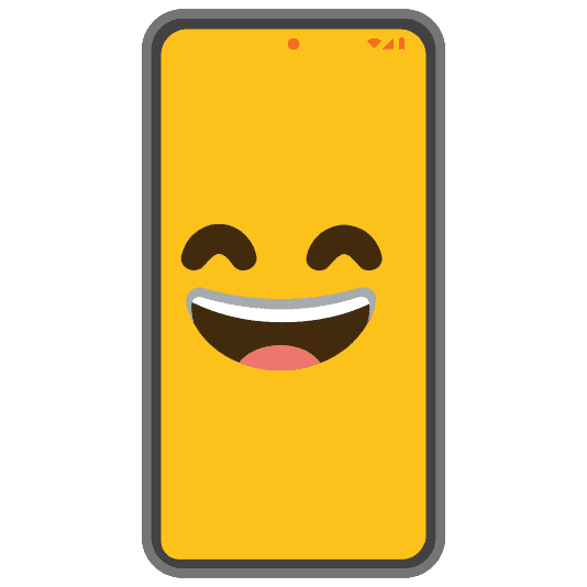 Combined Emoji - 1f4f1-1f604