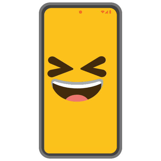 Combined Emoji - 1f4f1-1f606