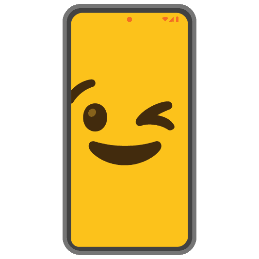 Combined Emoji - 1f4f1-1f609