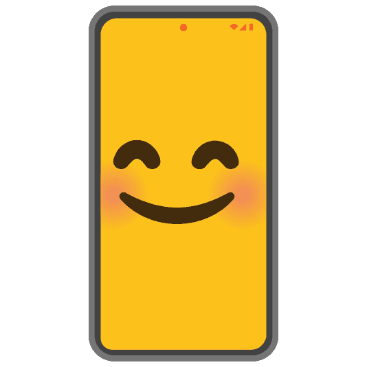 Combined Emoji - 1f4f1-1f60a