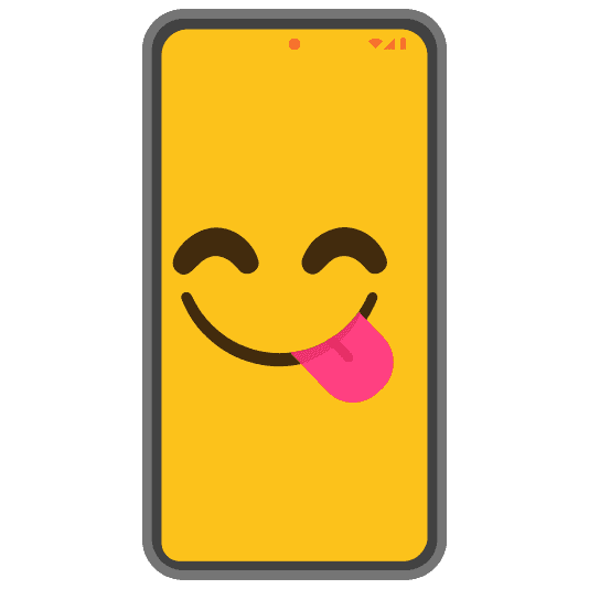 Combined Emoji - 1f4f1-1f60b