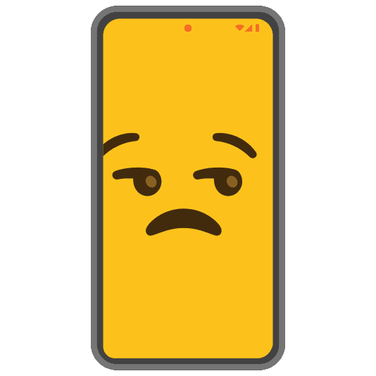 Combined Emoji - 1f4f1-1f612