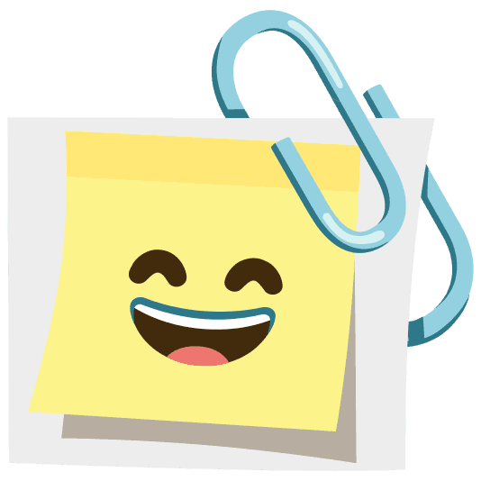 Combined Emoji - 1f587-fe0f-1f604