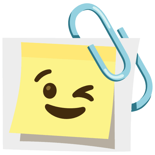 Combined Emoji - 1f587-fe0f-1f609