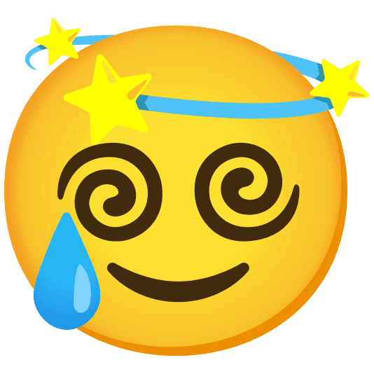 Combined Emoji - 1f4ab-1f972