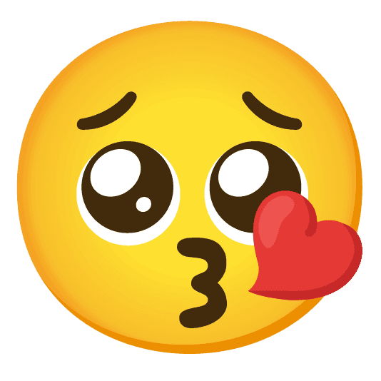 Combined Emoji - 1f618-1f97a